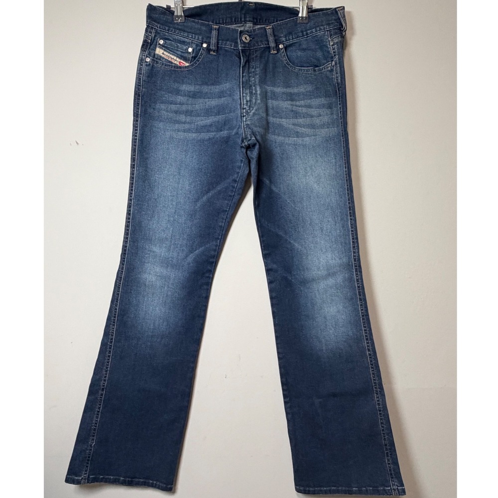 VTG 2005 Diesel Rame 891 bootcut Stretch Denim Women 32 Y2k  Made in Italy 2005